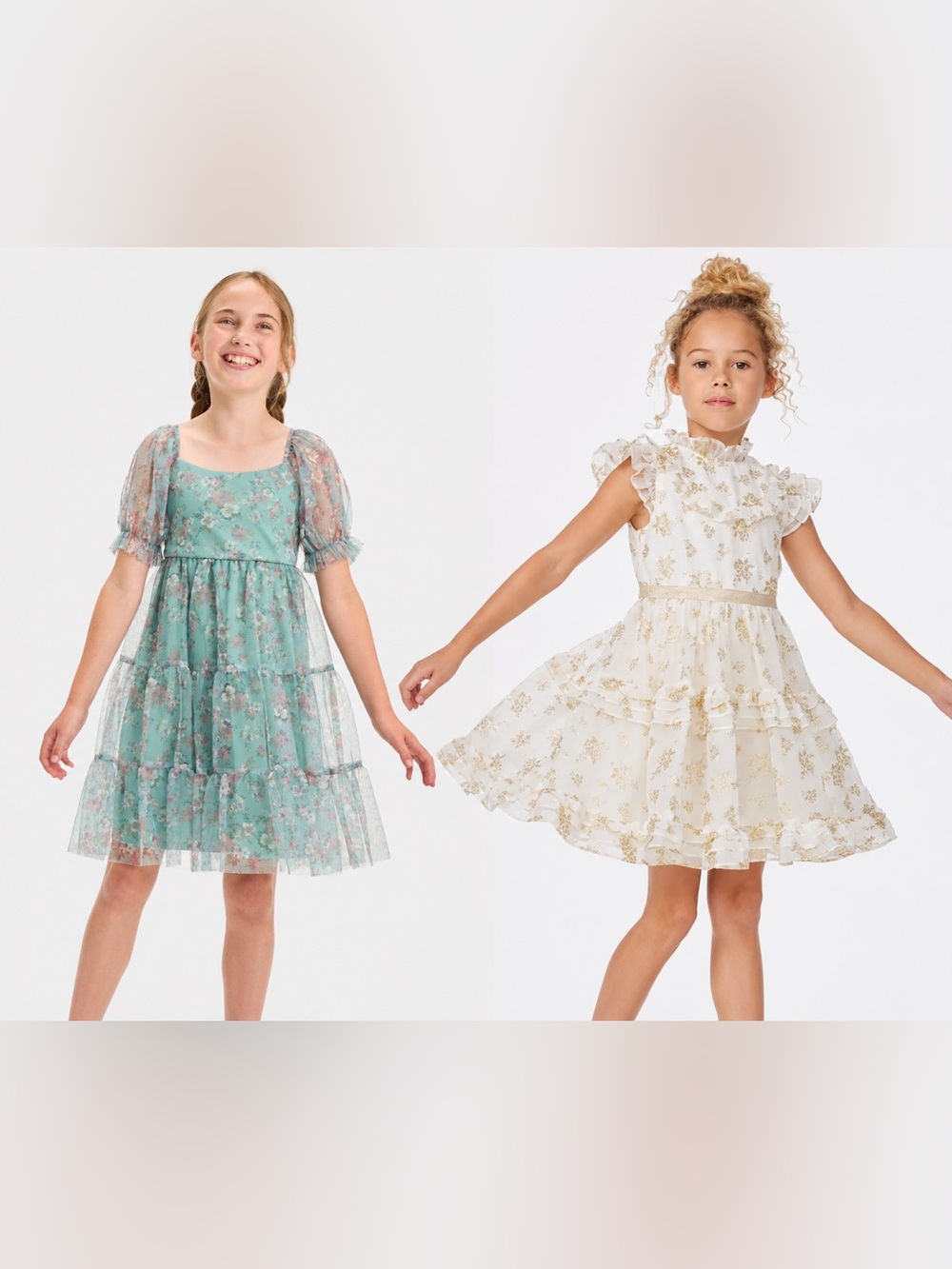 Girls Sz 8 Dress Bundle - Janie and Jack & Zenzi Tulle Dresses
